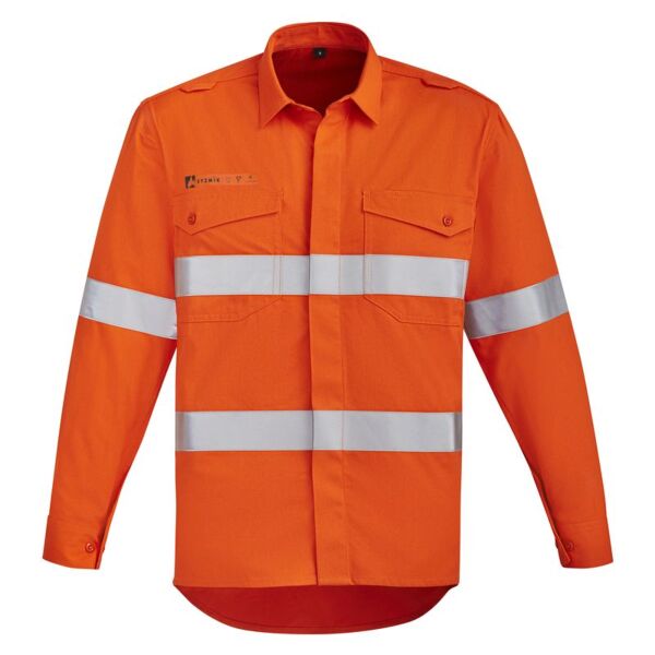 Mens Organic Flame Hrc 2 Hoop Taped Open Front Spliced Shirt Thumbnail